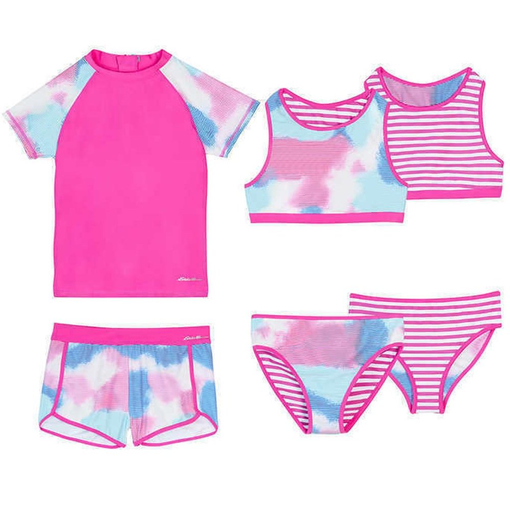Eddie Bauer Youth 4-piece Reversible Swim Set